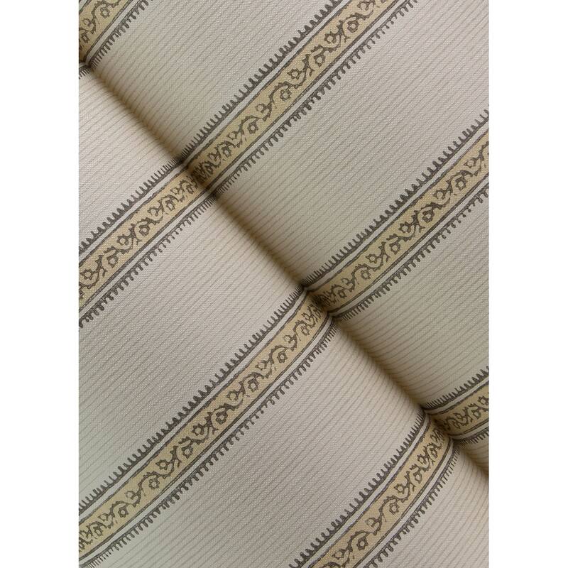 Chesapeake Mandevilla Honey Vine Stripe Wallpaper