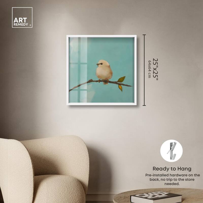 Azure Avian Shadowbox by Art Remedy