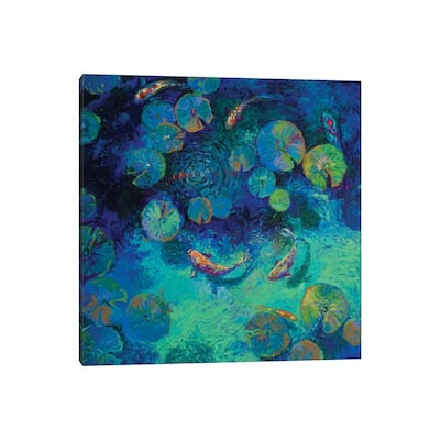 iCanvas "Taiwanese Blue" by Iris Scott Canvas Print
