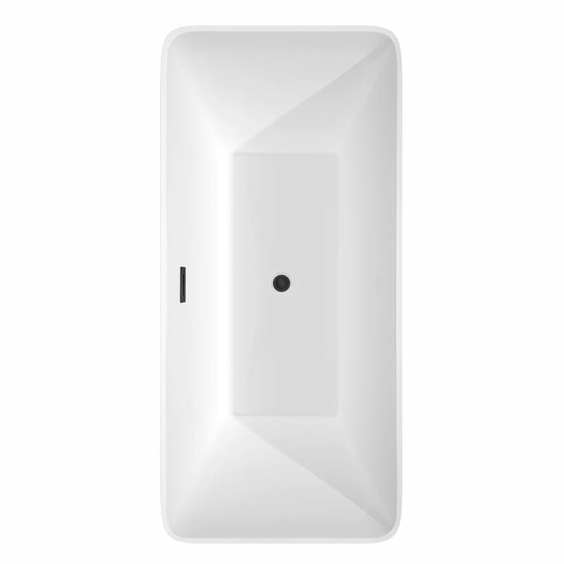Wyndham Collection Tiffany 67" Freestanding Soaking Tub with Tub