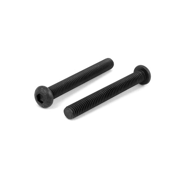 5pcs Black Metal Screw Saw Blade Bolt M8 X 18mm Le... – Vicedeal - Foto 2