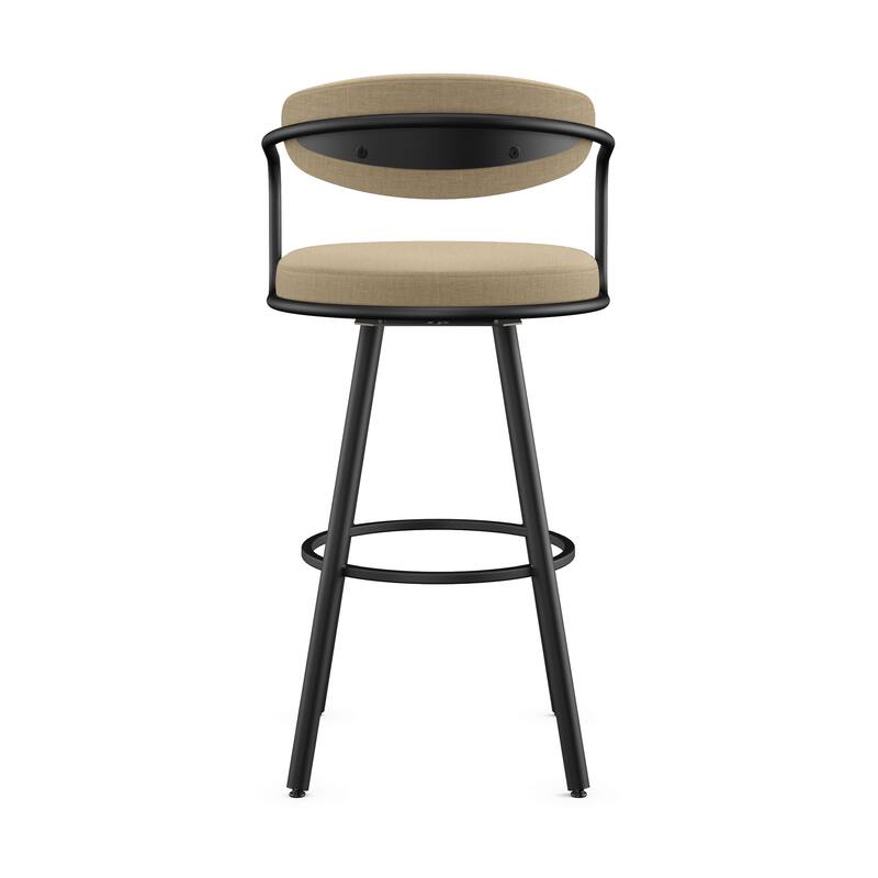 Amisco Ernesto Swivel Counter and Bar Stool with Arms