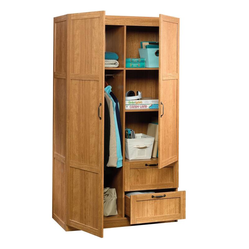 Sauder Select Collection Wardrobe Storage Cabinet - Highland Oak
