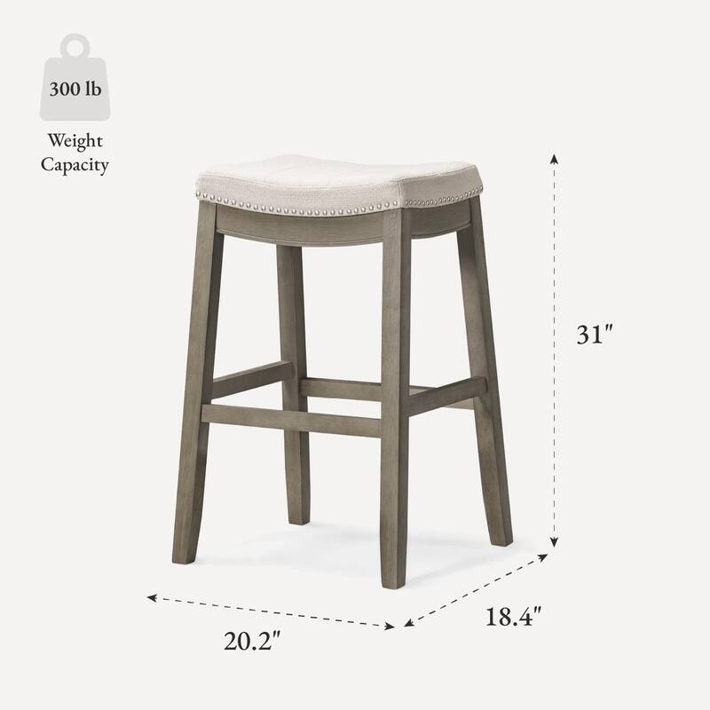 Maven Lane Sophia Saddle Kitchen Dining Stool