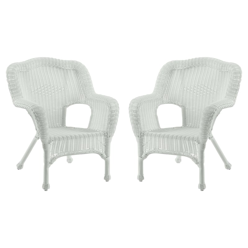 Chelsea Resin Wicker Patio Dining Chair (Set of 2)