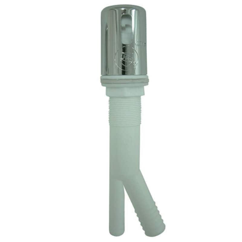 Kingston Brass Complete Air Gap for Dishwasher Drains - Polished Chrome - Polished Chrome
