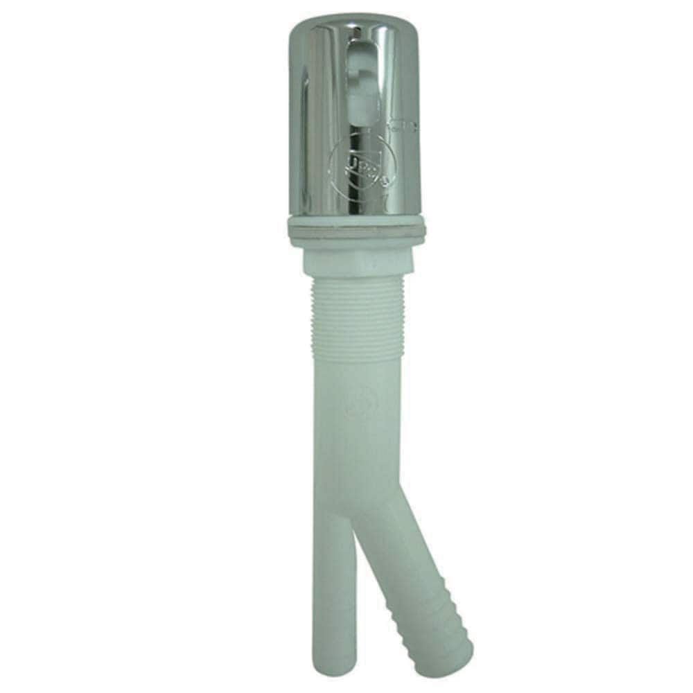 Kingston Brass Complete Air Gap for Dishwasher Drains - Polished Chrome