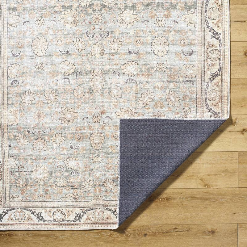 Livabliss Amelie Washable Traditional Area Rug