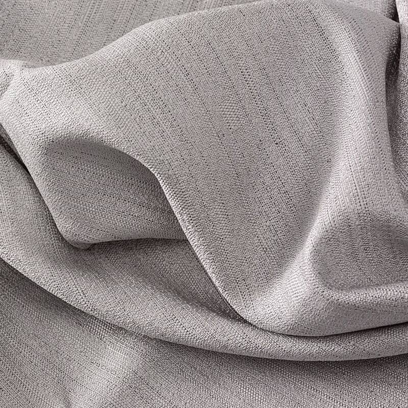 Grasscloth Premium Sheen Pinch Pleat W Back Tab Curtain Pair