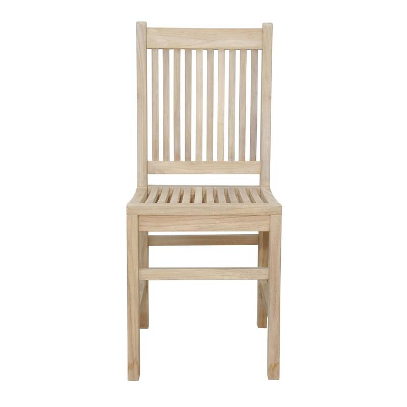 Saratoga Teak Outdoor Dining Chair - N/A