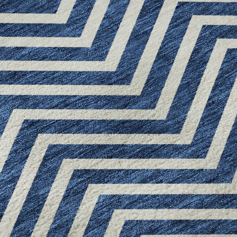Premium Washable Super Soft Modern Chevron Mayfield Rug
