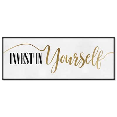 Invest In Yourself Panoramic Canvas by Art Remedy