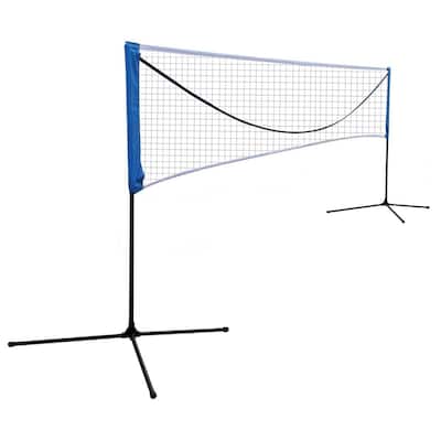 Portable Large Volleyball Badminton Tennis Net with Carrying Bag Stand/Frame 10FT