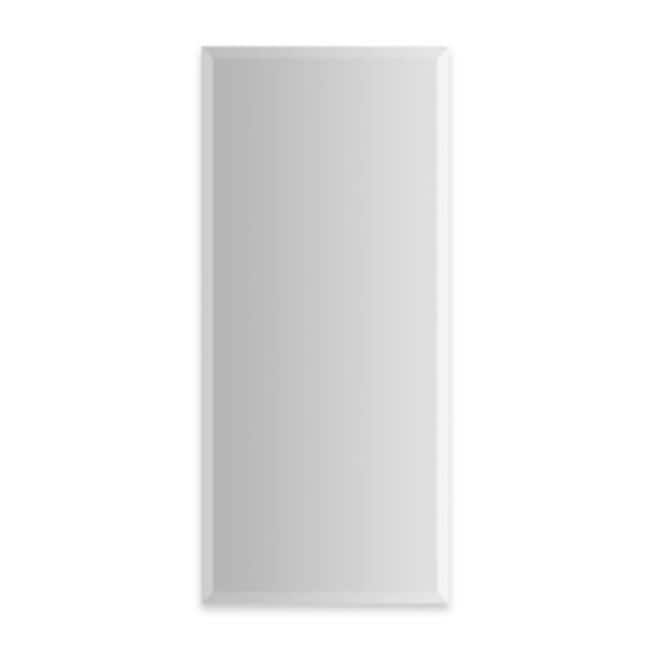 Robern PL Portray 23-1/4" x 39-3/8" Beveled Frameless Single Door - Mirrored - Mirrored Finish