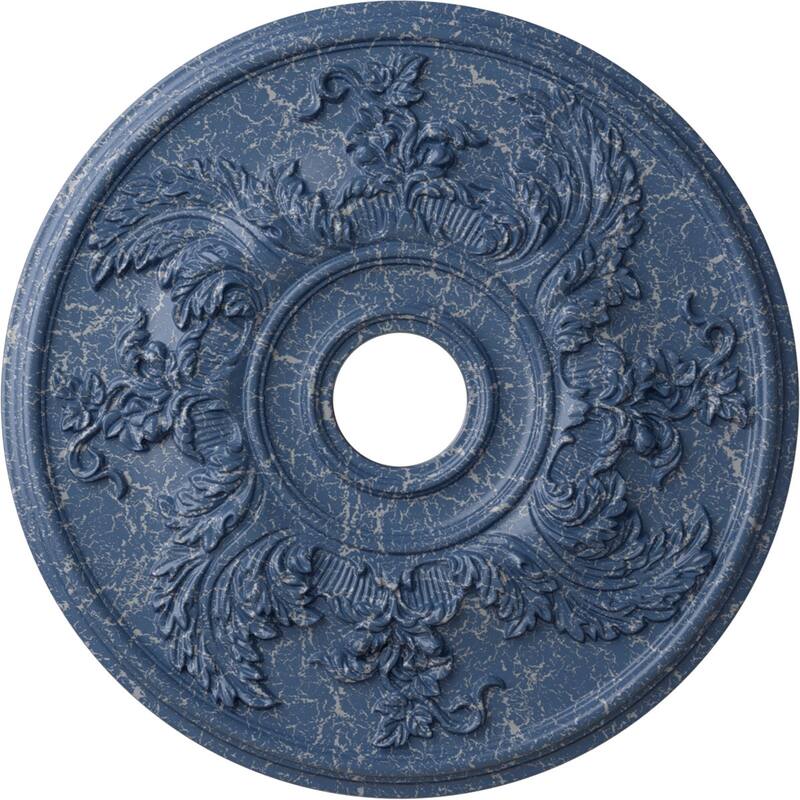 23 5/8"OD x 4 5/8"ID x 1 7/8"P Acanthus Twist Ceiling Medallion