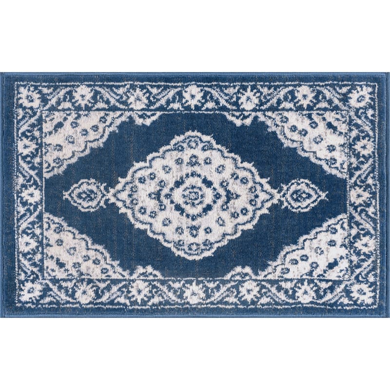 Carrington Shabby Chic Medallion Indoor Area Rug