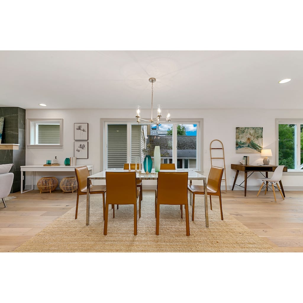 NPD Furniture Gervin Recycled Leather Chair (Set of 2)