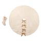 Option 2PK 60"D Milk Coffee Tree Skirt & Stocking