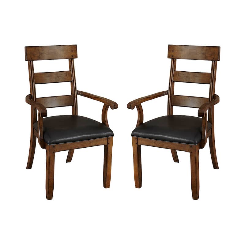 Simply Solid Kern Solid Wood Arm Chairs (Set of 2)