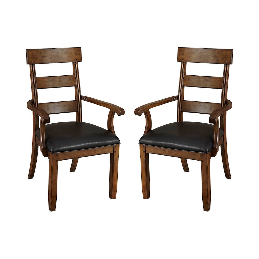 Simply Solid Kern Solid Wood Arm Chairs (Set of 2)