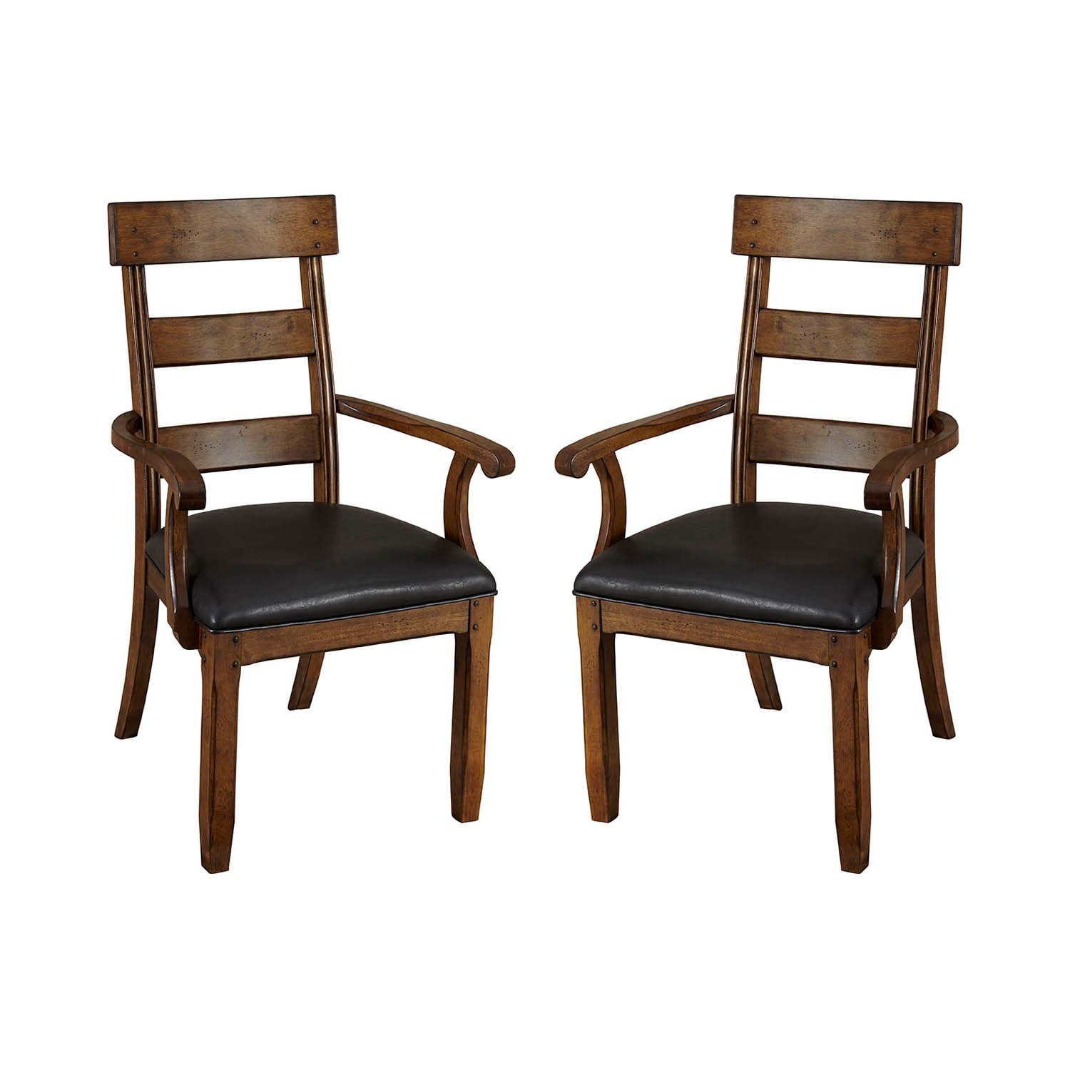 Simply Solid Kern Solid Wood Arm Chairs (Set of 2)