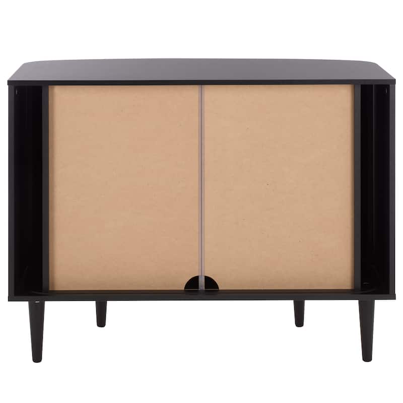 SAFAVIEH Home Sabby Tambour Door Compact Sideboard/TV Stand - 39"W x 20"D x 32"H