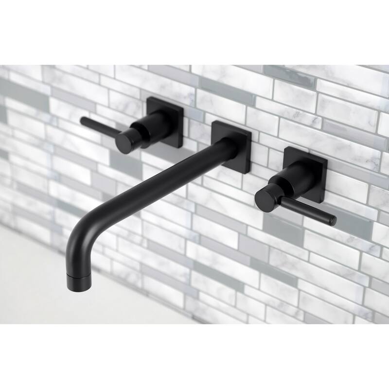 Kingston Brass Concord 3-Hole Wall Mount Roman Tub Faucet