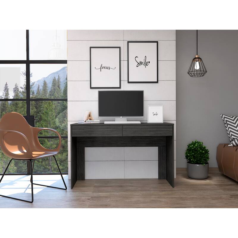 Acre 47-inch Wide Writing Computer Desk with 2 Drawers