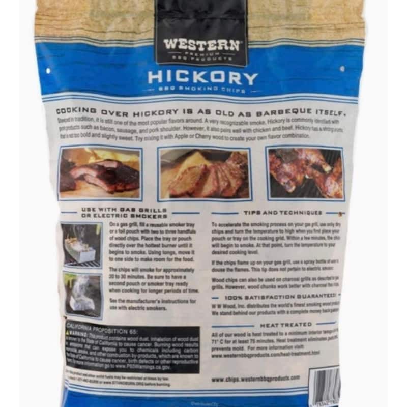 Western BBQ Premium Wood Smoking Chips - Set of 4 Flavors