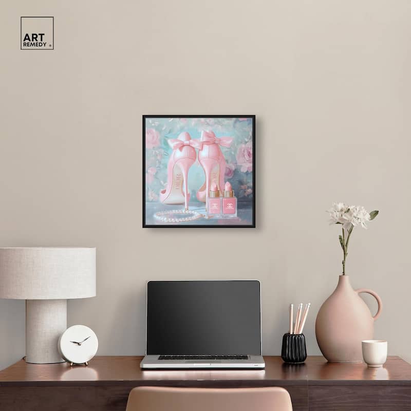 Love Dainty Heels Canvas by Art Remedy