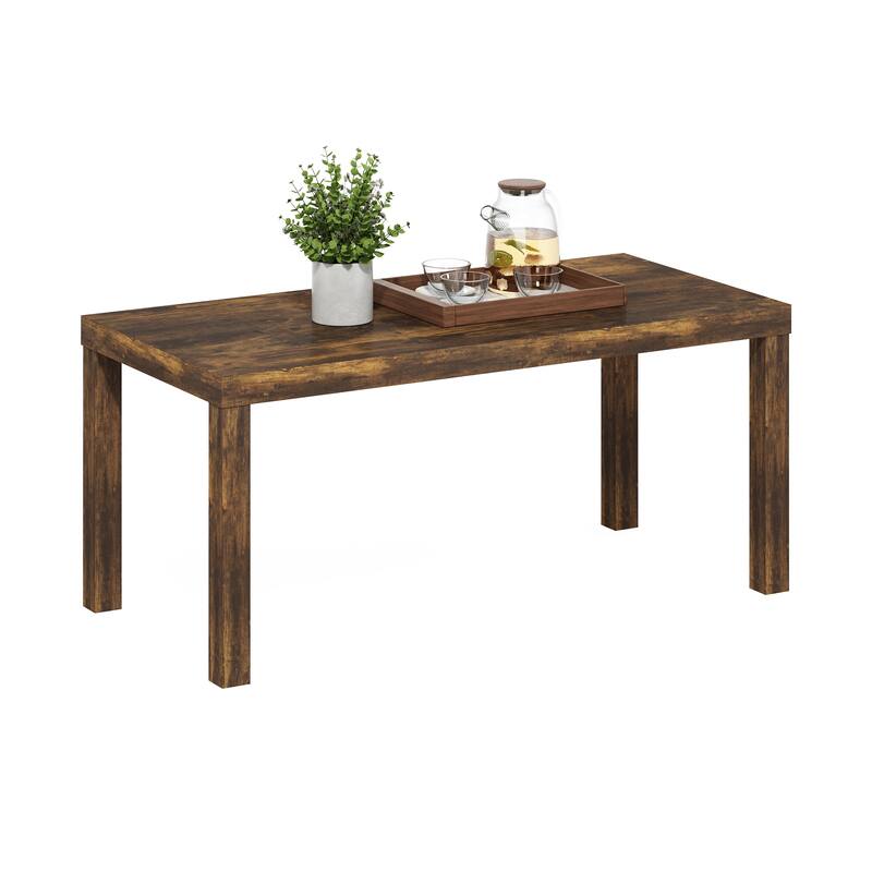 Furinno Classic Simple Coffee Table for Living Room, Black