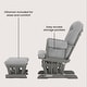 preview thumbnail 50 of 97, Child Craft Tranquil Glider Rocker and Ottoman Set