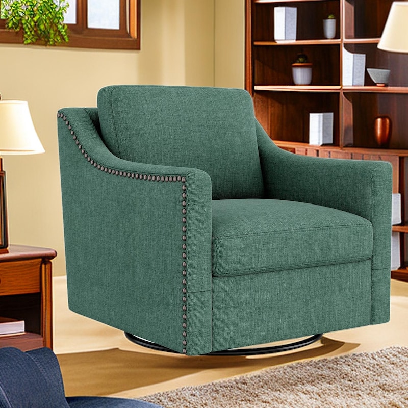 Swivel Accent Chairs for Living Room, 360 Degree Arm Chairs for Bedroom Living Room Chair Bedroom Chair