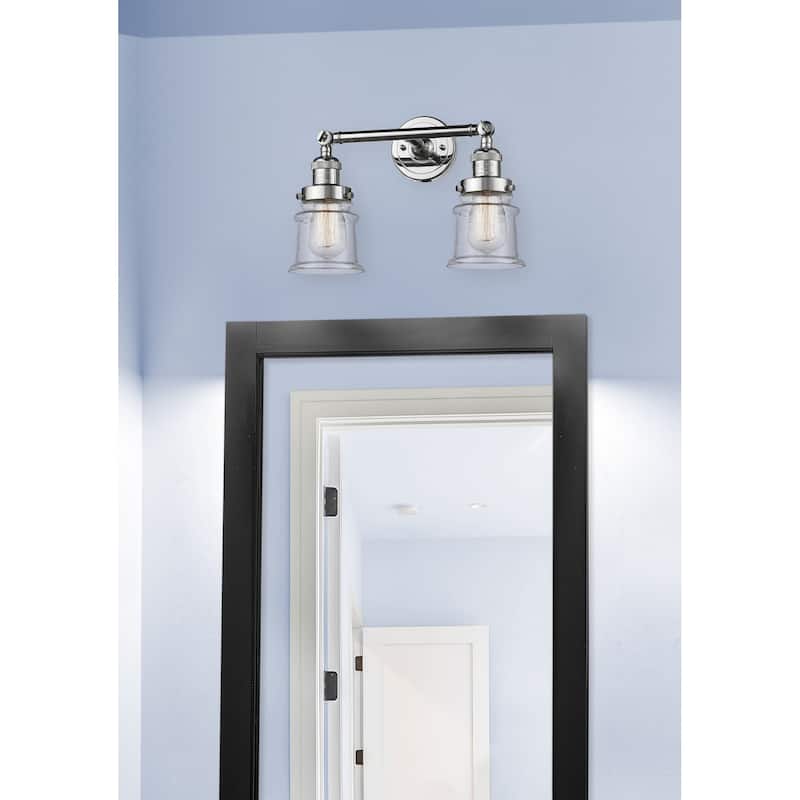 Innovations Lighting Small Canton 2 Light 25" Wide Bathroom Vanity