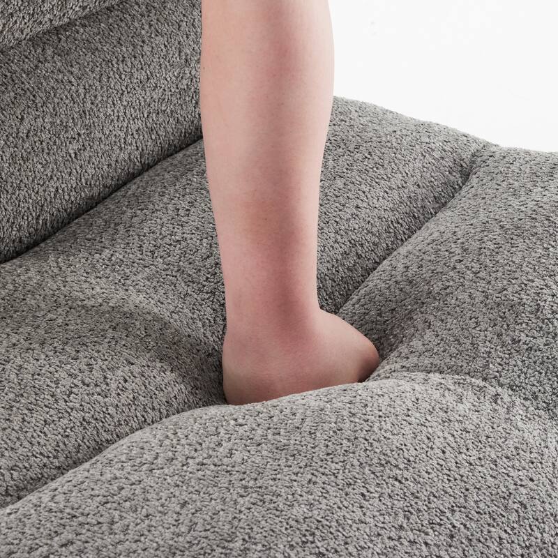 Upholstered Accent Sofa, Modern Armchair with Soft Cushioned Seat, Stylish Sofa for Living Room, Bedroom, or Office