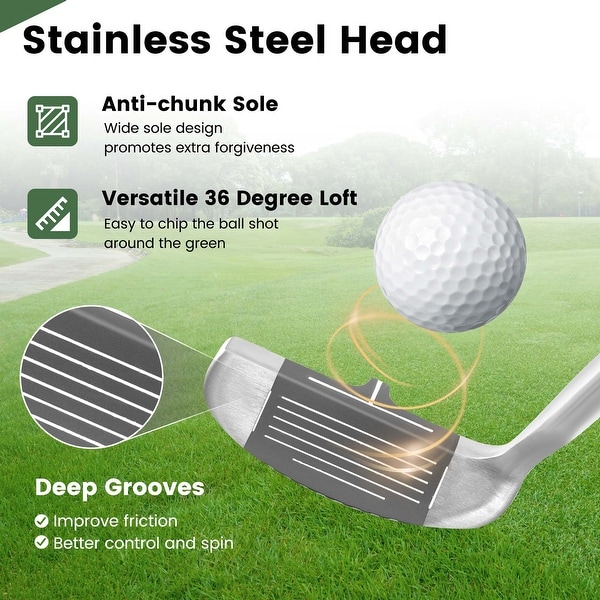 w-chi-lob0806② Ultimate Golf Chipper Right-Handed Chipping Club Stainless