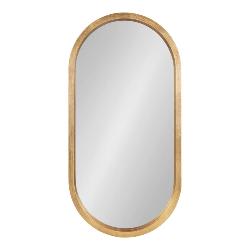 Kate and Laurel Travis Capsule Oval Framed Wall Mirror