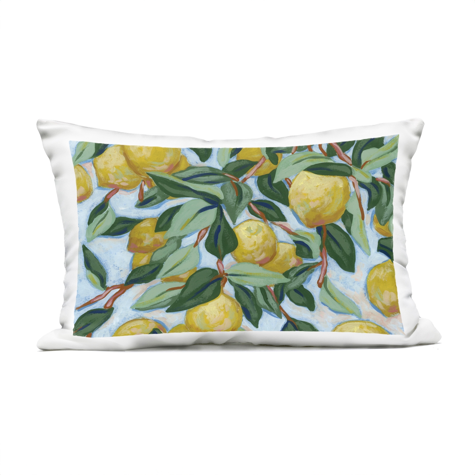Stupell Summer Citrus Tree Printed Outdoor Throw Pillow Design by June Erica Vess