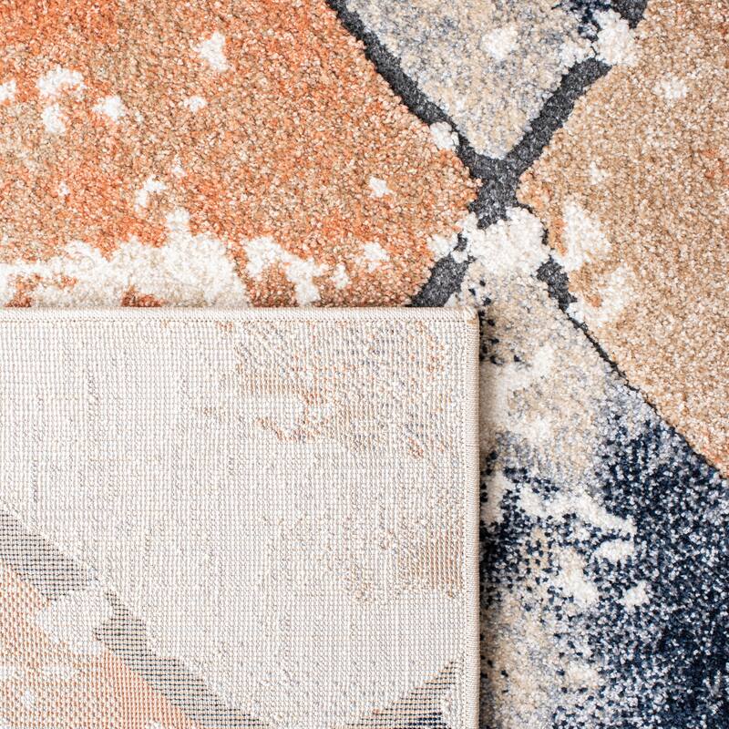 SAFAVIEH Coppertone Comana Abstract Distressed Rug