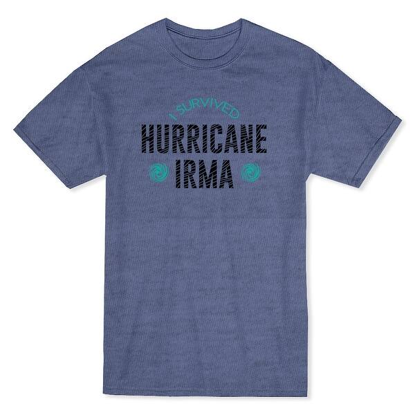Shop I Survived Hurrican Irma Florida Miami Men S Heather Navy T