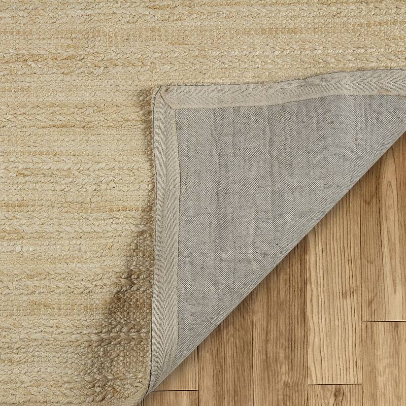 Sevita Nia Abel Farmhouse Striped Hand-Woven Jute Area Rug