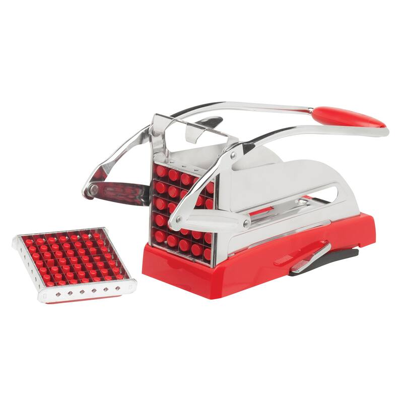 HIC Kitchen French Fry Potato Cutter with Suction Base