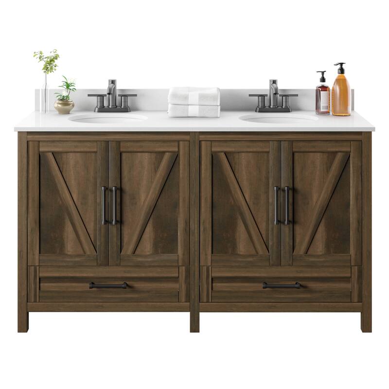 60" Double Bathroom Vanity