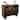 Howard Miller Hardwood Distressed Bar Cart Liquor Cabinet with Wheels