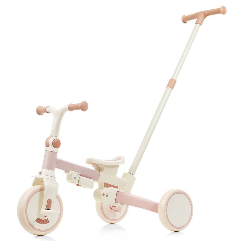 7 In 1 Baby Tricycle, Foldable Toddler Tricycle With Removable And Adjustable Parent Handle,For 12-72 Months