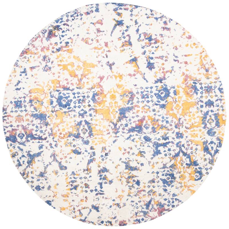 SAFAVIEH Hand-knotted Expression Erza Vintage Boho Abstract Wool Rug