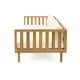 preview thumbnail 27 of 30, Claremont Farmhouse Outdoor 3 Seater Daybed with Water-Resistant Cushion by Christopher Knight Home
