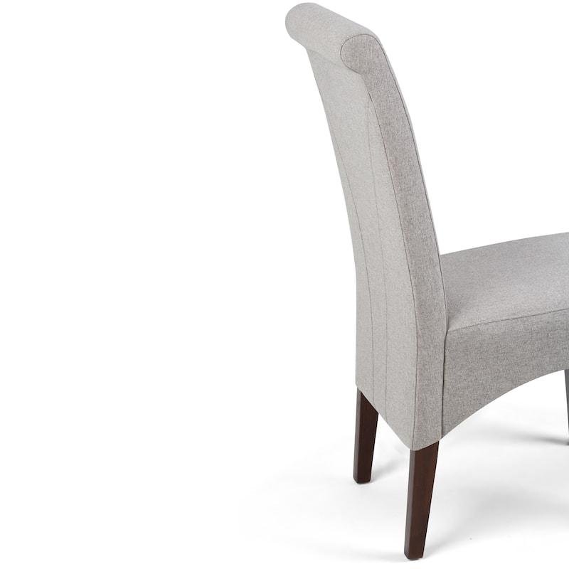 WYNDENHALL Franklin Transitional Deluxe Parson Dining Chair (Set of 2) - 17.7"w x 19.7"d x 40.2"h