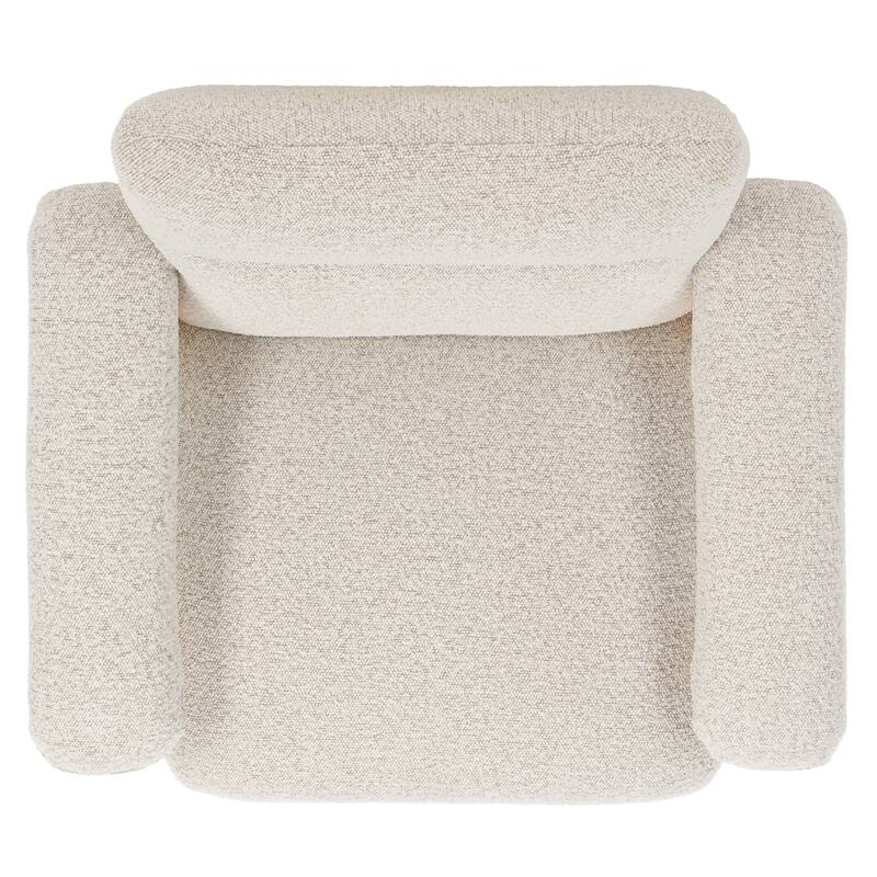 SAFAVIEH Sylvaine Solid Wood Accent Chair (Fully Assembled) - W33" x D30" x H33" - 33Wx30Dx33H