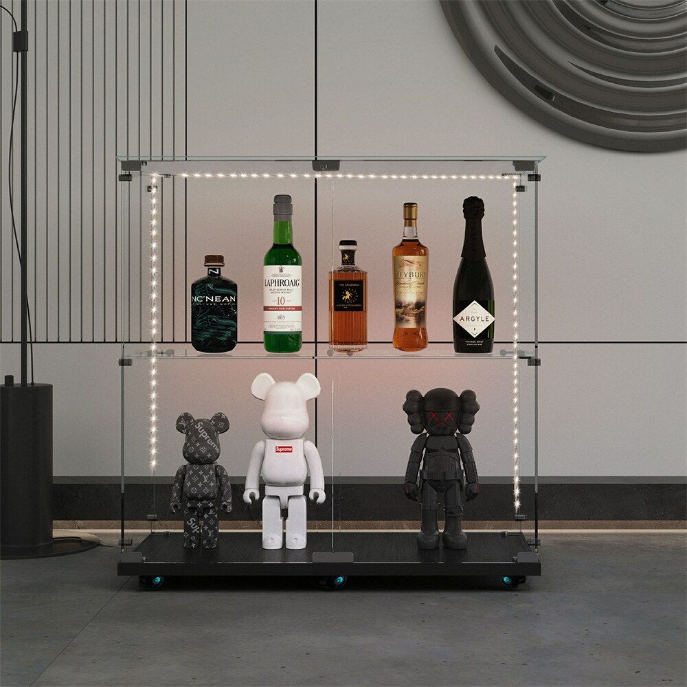 Tempered Glass Display Cabinet,Storage Cabinet,File Cabinet,with LED